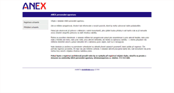Desktop Screenshot of databaze.anexperson.cz